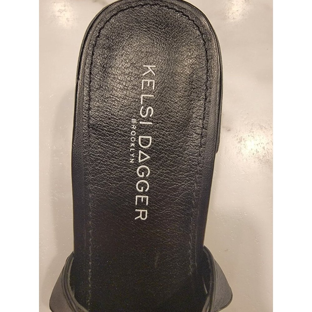 Kelsi Dagger Size 6 Womens Sandals Brooklyn Seabring Gray Leather City Shoes - Picture 6 of 7